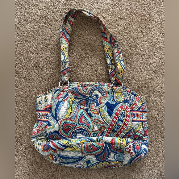 Vera Bradley Shoulder Bag in Marina Paisley - Picture 2 of 8